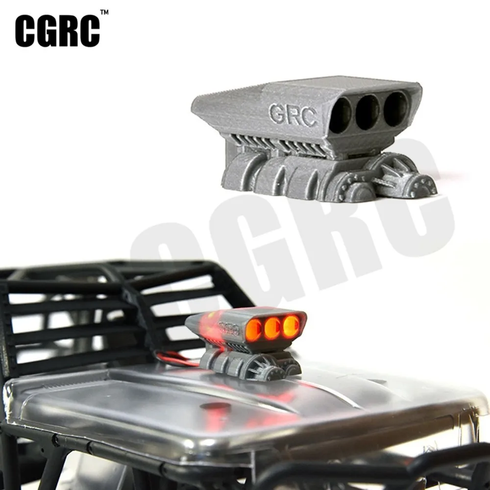 3D печать двигателя ускоритель модель украшение для 1/10 1/8 RC Гусеничный автомобиль