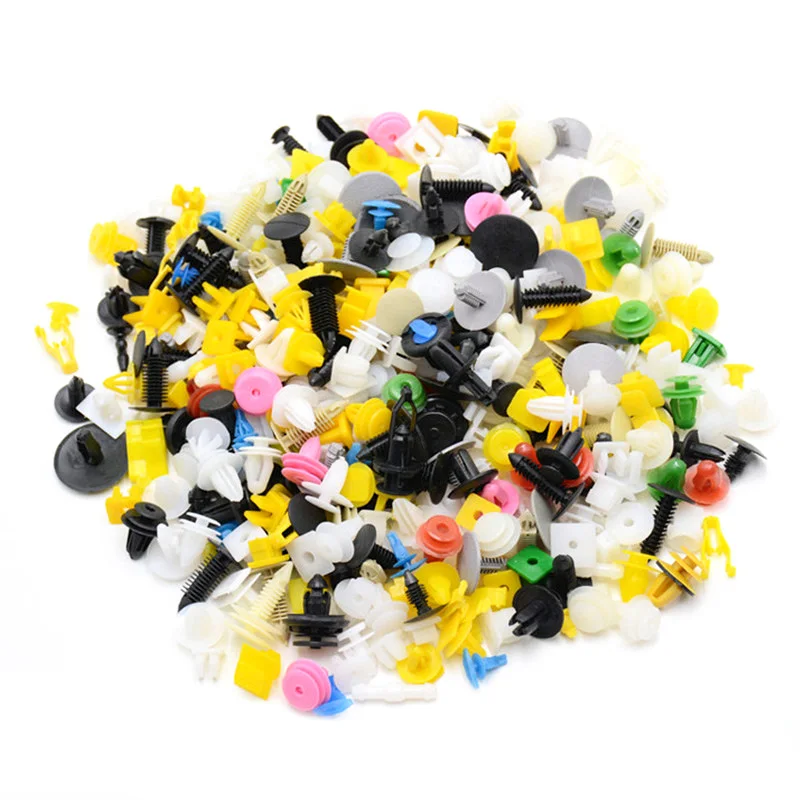 

50 100 Pieces Universal Fit for All Cars Bumper Fastener Rivet Retainer Push Bonnet Auto Door Trim Clip Door Panel Fender Liner