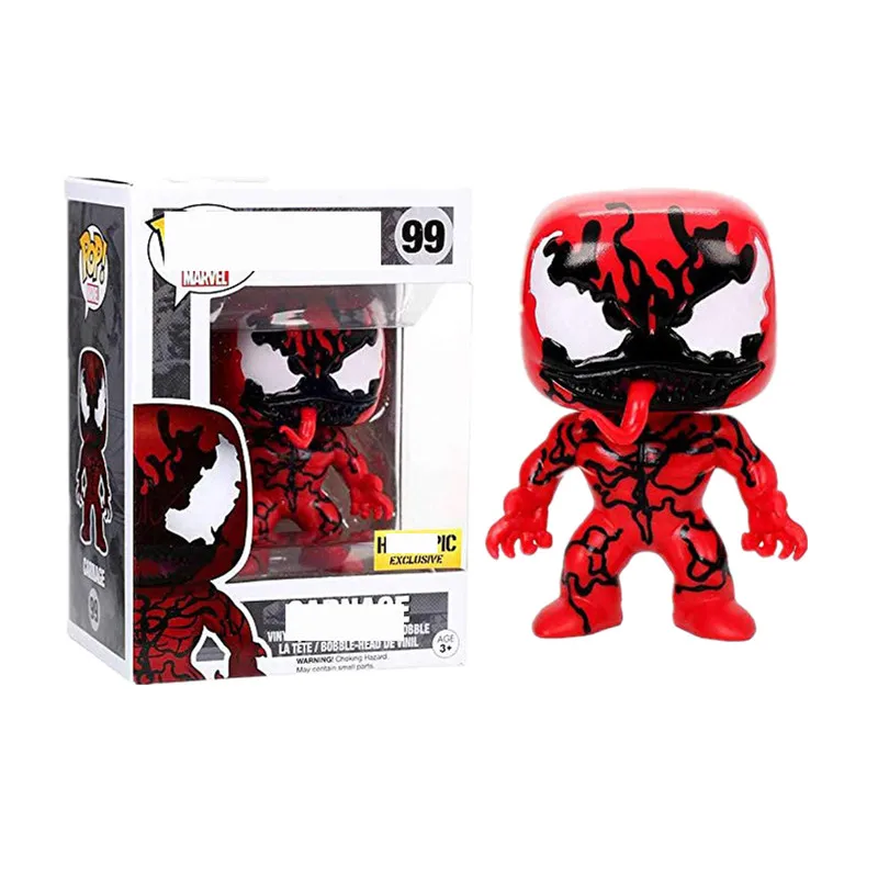 1 шт. Funko pop чудо-яд тематическая фигурка#300 Venompool#82#99#100 Коллекционная модель игрушки для любителей фильмов подарок с коробкой