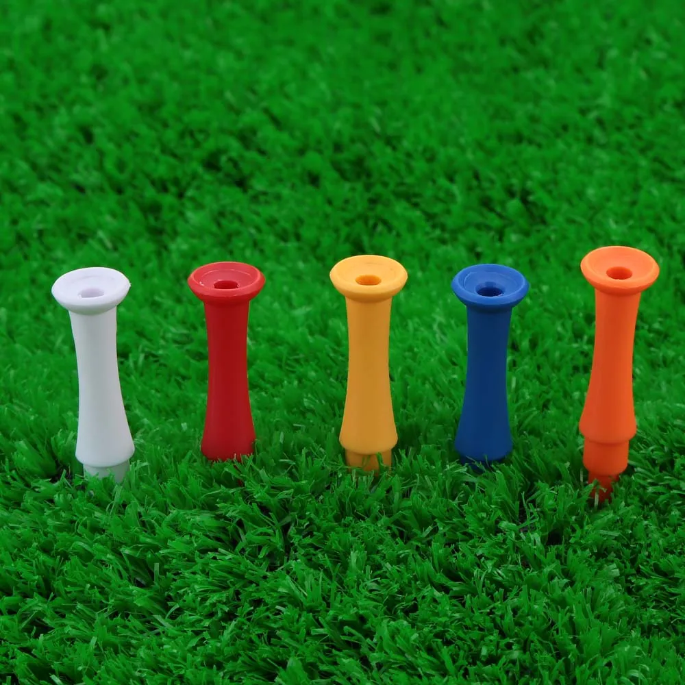 

50Pcs 75mm Mixed Color 3 Sections Step Down Golf Tees Outdoor Sports Golf Tees Golf Activity