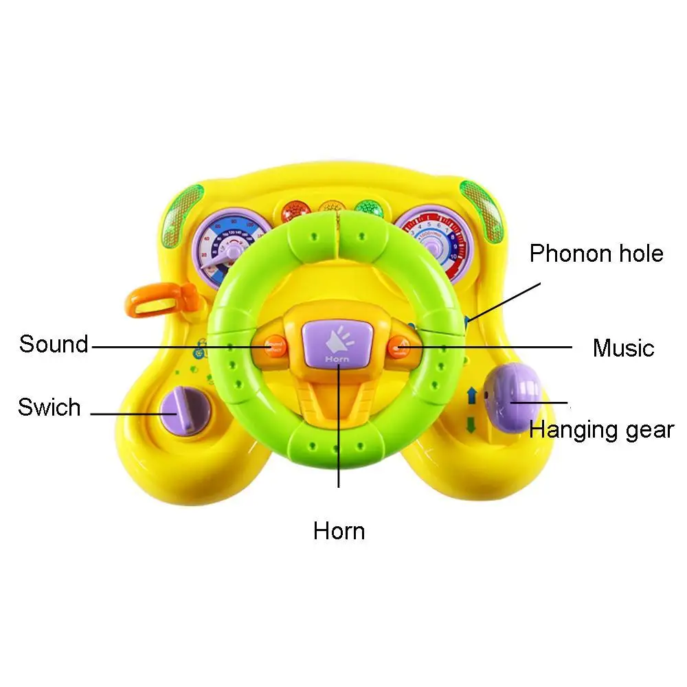 Steering Wheel Shape Deformation vibration steering wheel deformation light music children's educational toys early education Steering Wheel Shape Deformation vibration steering wheel deformation light music children's educational toys early education