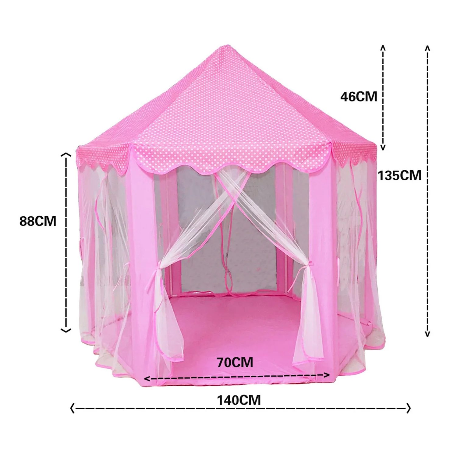 

Play Fairy House Indoor And Outdoor Kids Play Tent Hexagon Princess Castle Playhouse For Girls Funny