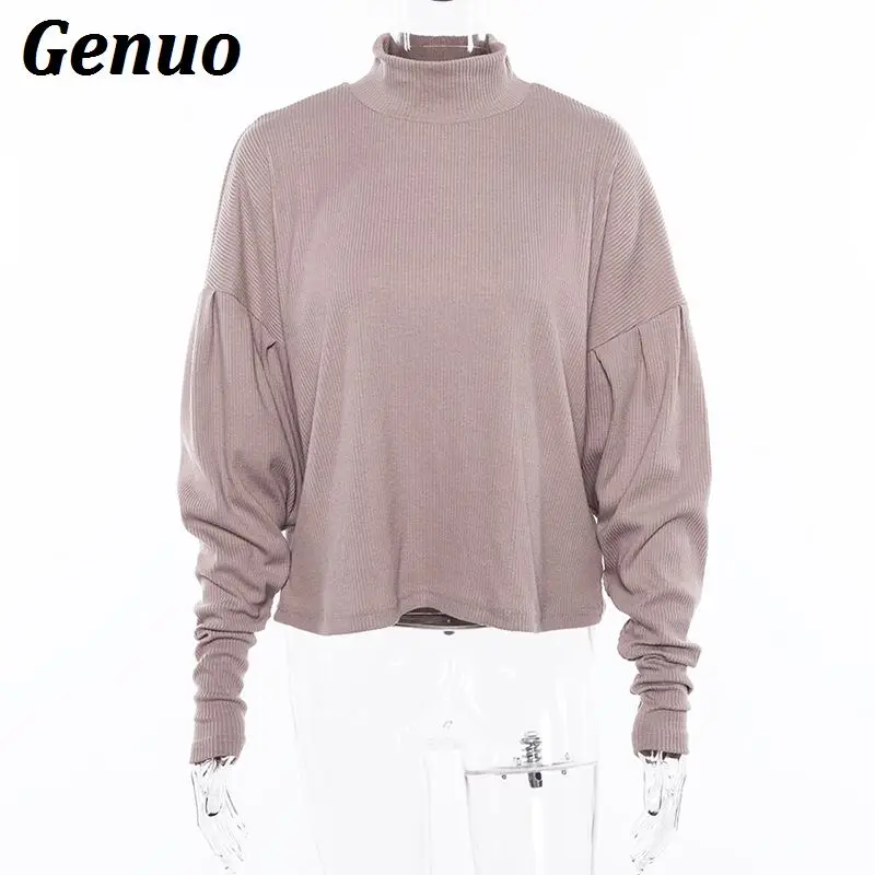 Genuo Winter Women Sweaters Fashion Batwing Sleeve Pullovers Plus Size Loose Knitted Sweaters Female Jumper Tops