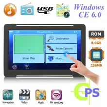 T600 Портативный 7 дюймов Android автомобиля DVD MP5 мультимедиа плеер Car gps трекер Navi 256 МБ+ 8 Гб gps навигатор+ карта gps трекер
