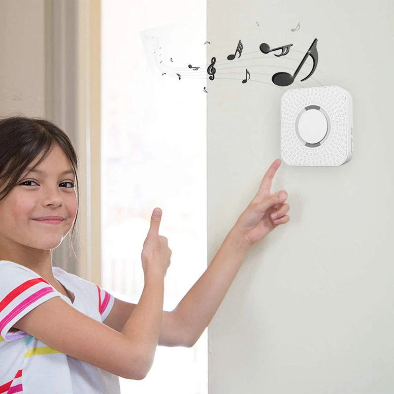 

Wifi Video Doorbell Wireless Visual Doorbell With Pir Detection 720P Hd Night-Vision Camera Recording Two-Way Audio Intercom