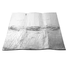 Звукоизоляционный хлопковый 40*40 дюймов 10 мм Автомобильный звукоизоляционный пенопласт тускнеющий автомобильный теплоизоляционный коврик водонепроницаемый автомобильный