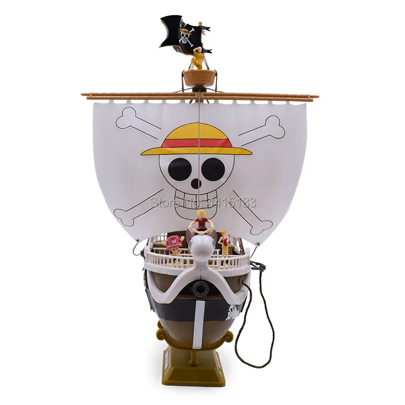 25 cm Anime One Piece Going Merry Pirate Pirate Ship PVC Action Figure Doll Collectible Model DIY Toy Christmas Gift