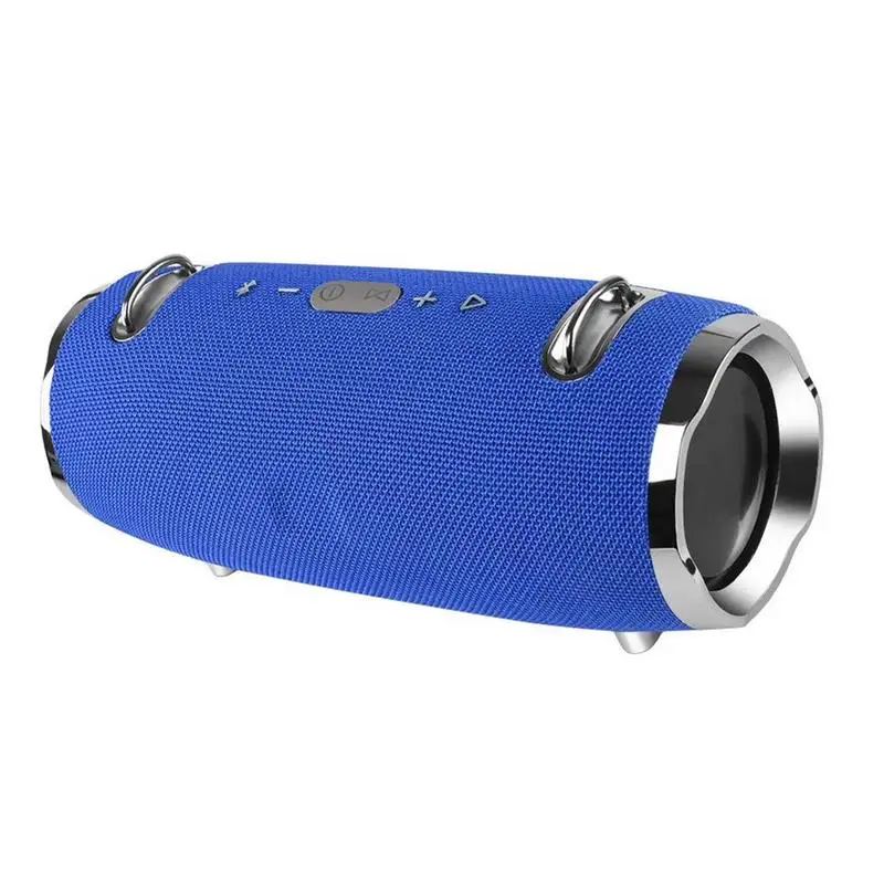

New Two Generation Mini Drum Bluetooth Speaker HIFI Outdoor Waterproof Wireless Bass Stereo 3D Gun Audio Plating Strap Audio