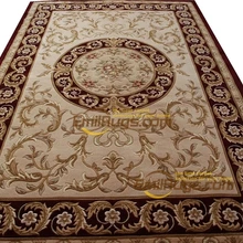 Шерстяной французский ковер из толстого плюша, сделанный на заказ 6,5" X 9,84" 8568 129 gc85savyg28