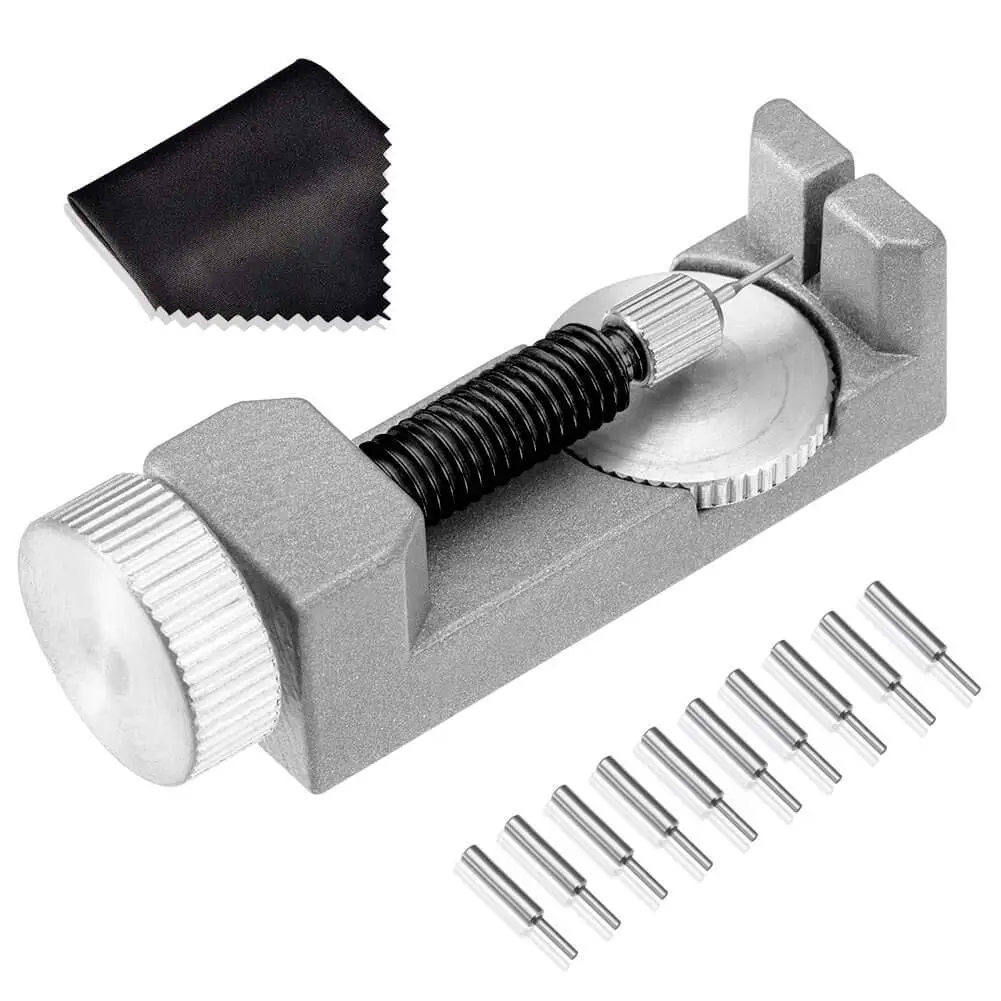 

FUNN-Watch Link Remover Kit Watch Band Tool With 10 Extra Pins For Watch Band Link Pin Removal And Watch Sizing
