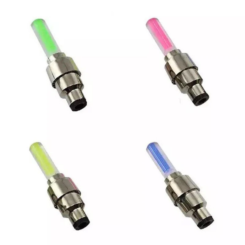 

1PCS New LED Bicycle Lights Wheel Tire Valve's Bike Light Cycling Riding Spoke Safety Warning Lamp no battery mountain lights