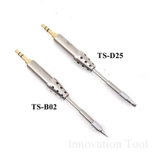 TS B02 D25 наконечник паяльника долото коническая Замена припоя бит для TS80 мини USB Цифровой паяльник без свинца