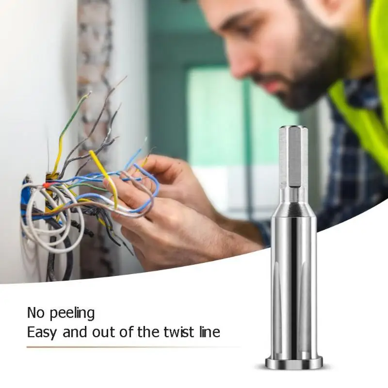 

Electrical Automatic Peeling Line Stripping Doubling Machine Device BV Cable Wire Stripper Peeler Twisting Connector Hand Tool
