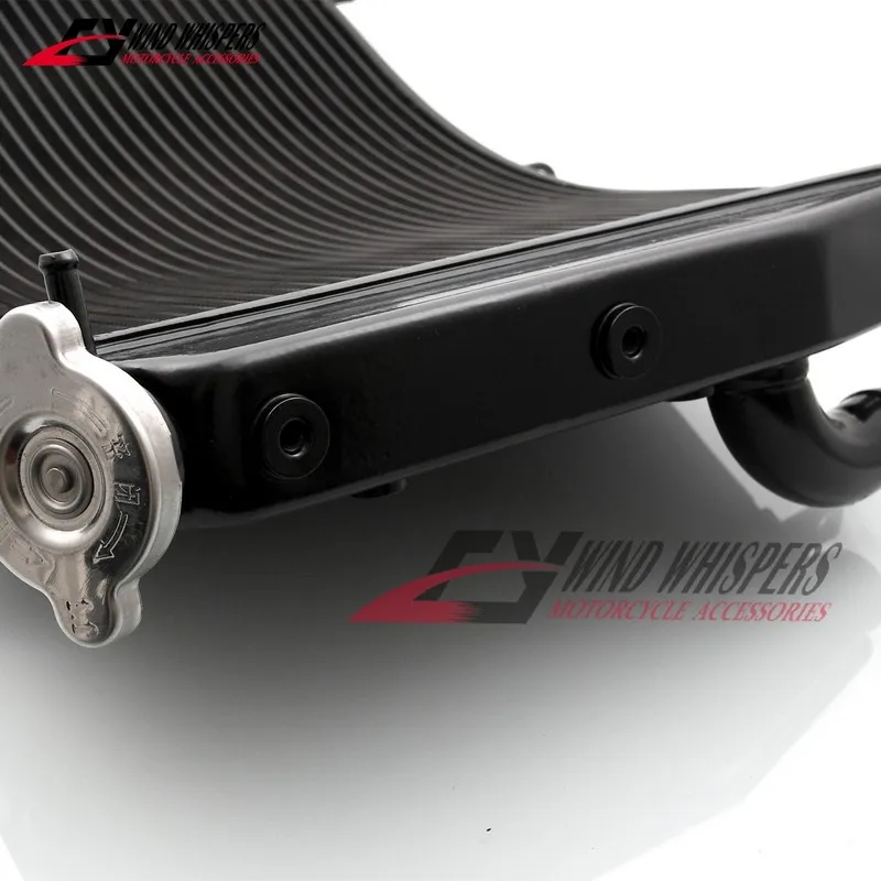 Черный радиатор охлаждения для мотоцикла YAMAHA YZF R6 алюминиевый 2006 2007 2008 2015|motorcycle