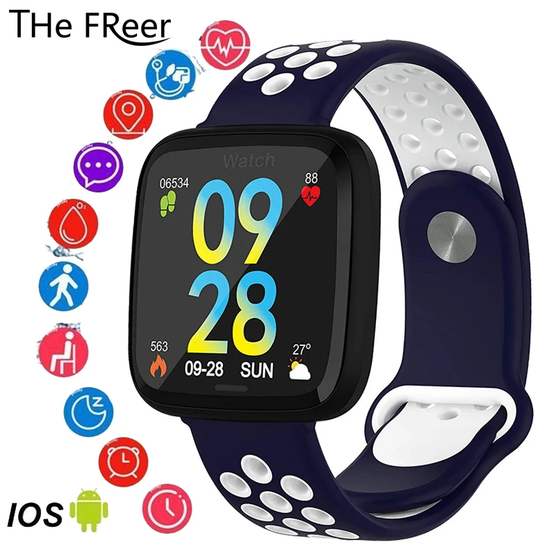 

NEW Smart Watch for Men Women F15 Bluetooth Heart Rate Blood Pressure Oxygen Monitor Watch IP67 Waterproof Smart Wearable Watch