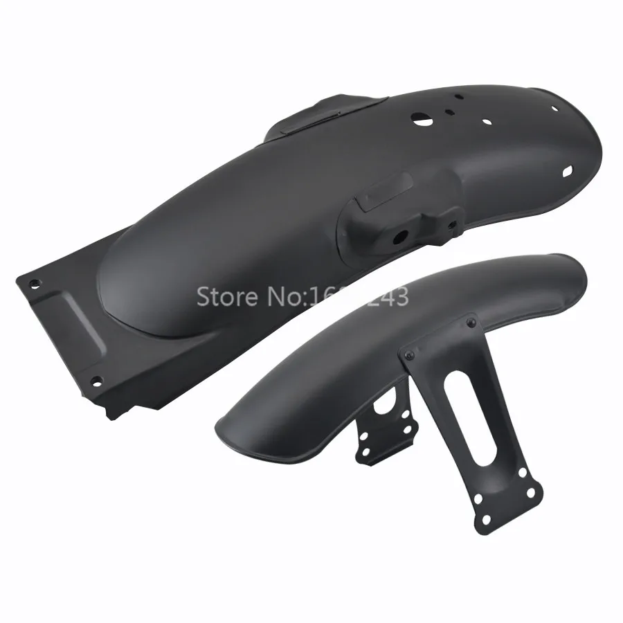 

1Set Black Metal Motorcycle Rear & Front Fender MudGuard Cover Protector Fit for CG125 Cafe Racer Retro Modification