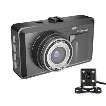 

Onever 3 Inches Car DVR Dash Cam Camera Recorder Video 140 Wide Angle Camcorder GPS Real-Time Tracking Car Recorder