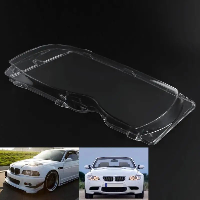

VODOOL 2pcs 4-Door Left Right Headlight Lens Headlamp Lens Cover For BMW E46 02-05 High Quality ABS With A Protective UV Coating