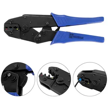 

Crimper Plier Set 0.5-6mm Self-adjustable Ratchat Wire Crimping Tool Wire Terminal Crimp Tool Connector