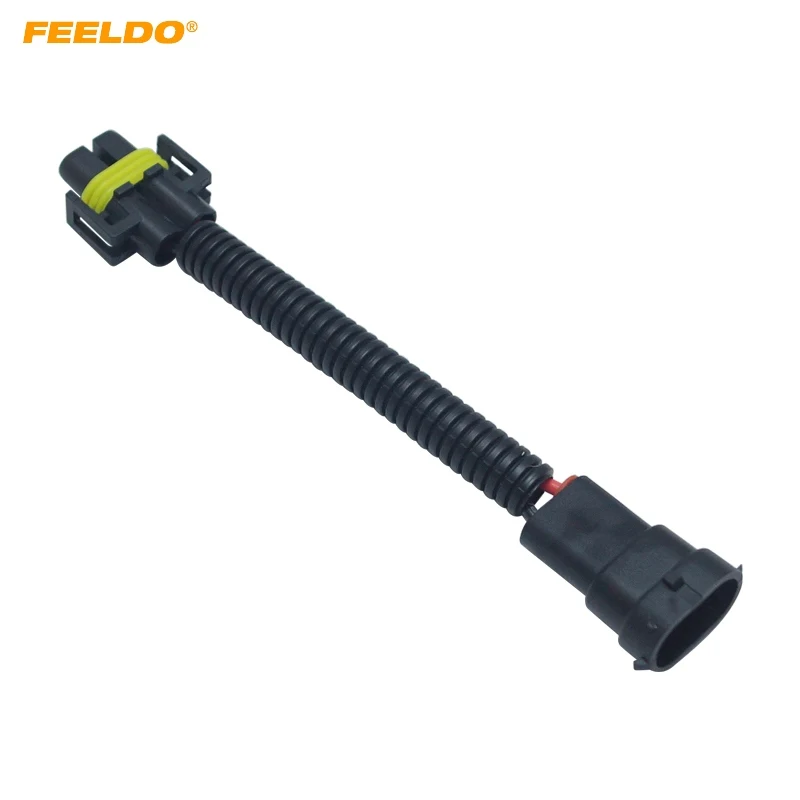 FEELDO Auto H11 LED HID кабель для подключения фар разъем лампы гнездо провода адаптер