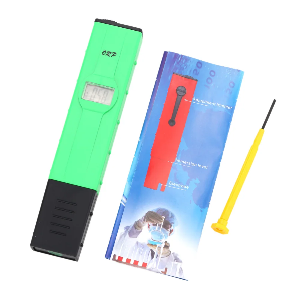 

Pen ORP Meter with Backlit Display Portable Oxidation Reduction Potential Industry Experiment Analyzer Household Drinking Water