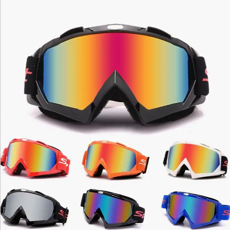 

Outdoor Ski Goggles Full frame Big Lens Winter Windproof Skiing Riding Motorcycle Cycling Sunglasses Glasses Men Women Goggles