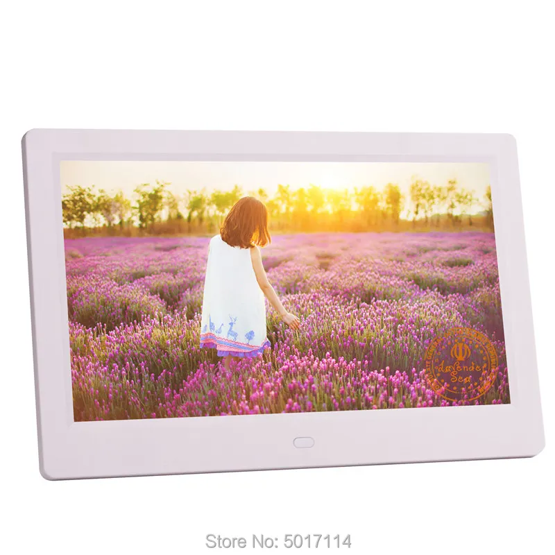 Новинка 10 дюймов Экран светодиодный Подсветка HD 1024*600 цифровая фоторамка