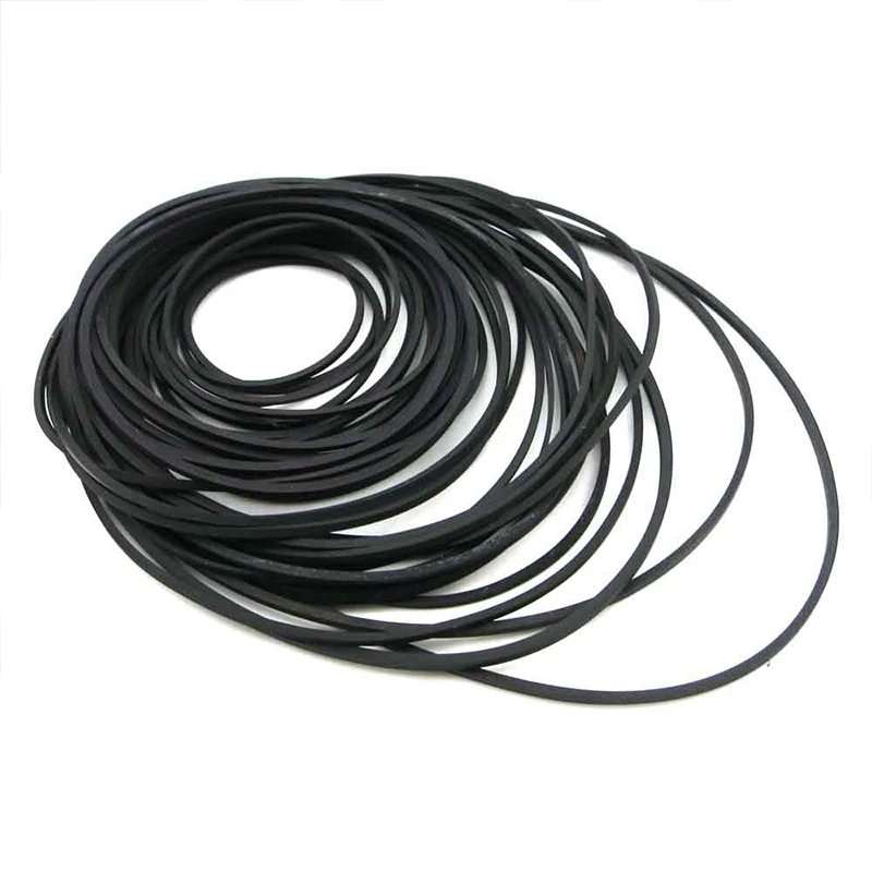 

70pcs Universal Mix Cassette Tape Machine Belt New Assorted Common Belt for Recorders Walkman DVD Drive