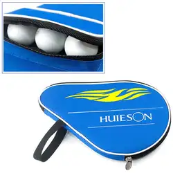 Настольный теннис ракетка ДЕЛО ракетка для пинг-понга сумка в виде летучей мыши крышка с голубой, черный стильные трусы