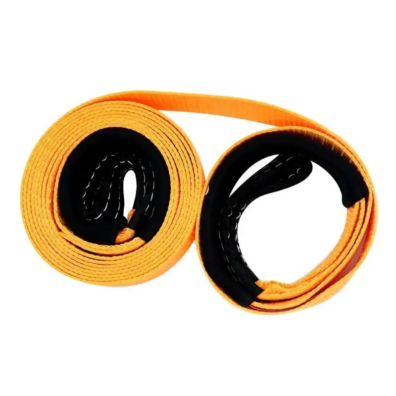 30ftx3in العالمي سحب الحبال 8 طن Racing Tow Strap سيارة الطريق الانتعاش حبل قطر حزام الوفير مقطورة (لا سحب القضبان)