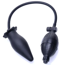 Inflatable Butt Plug Expandable Anal Dilator Inflate Anal Plug Anal Dildo Air-filled Pump Massager Sex Toy for Men Woman Gay A3