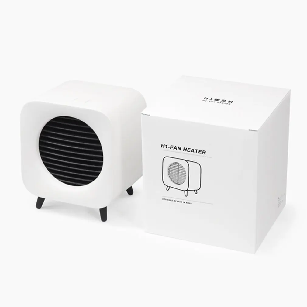 

Mini Fan Heaters Portable Bedside Fan Retro Electric Heater For Home Office 220v 700w Space Ceramic Heater