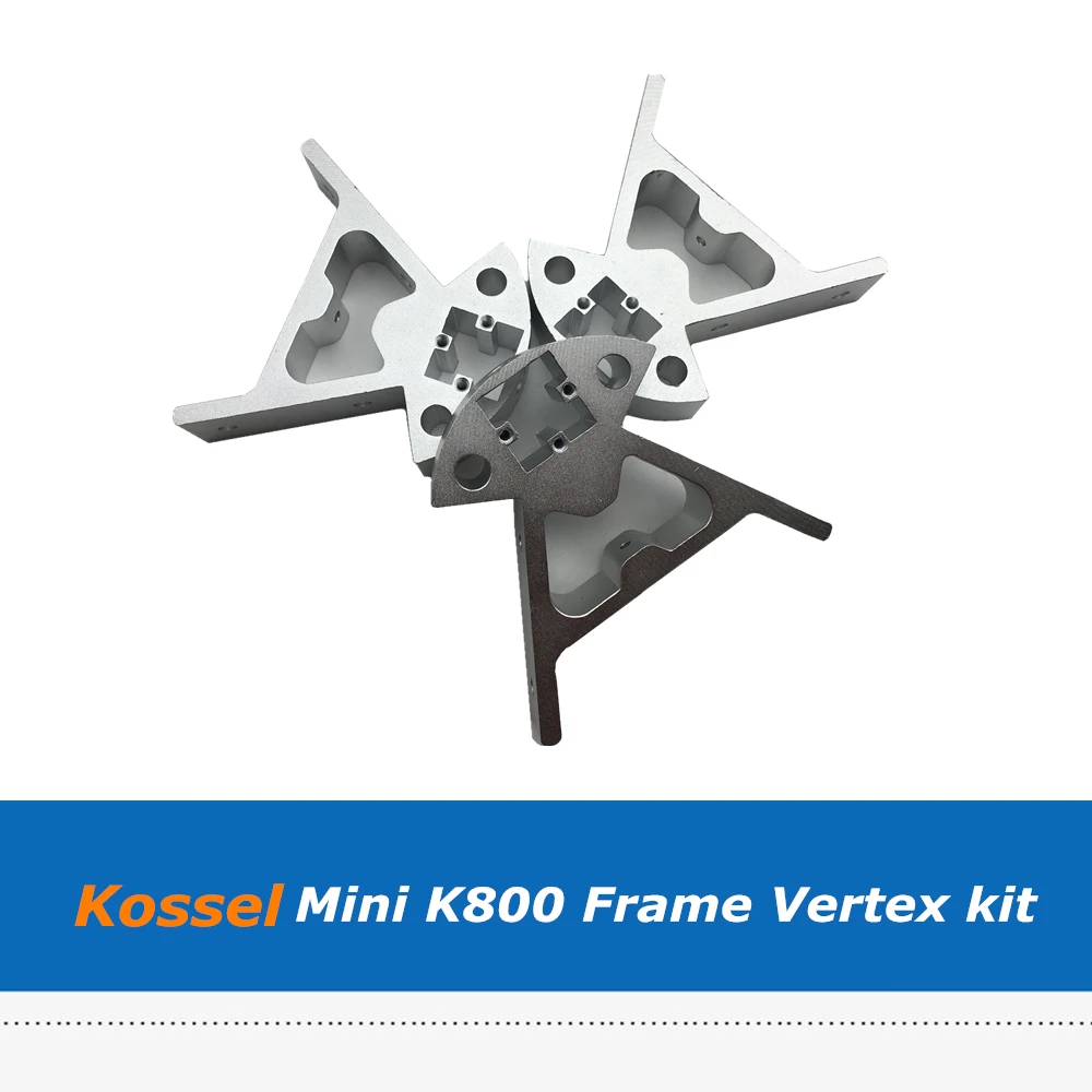 Reprap Delta Kossel мини K800 угловые фитинги 3D принтеры собрать Алюминий сплав крепление
