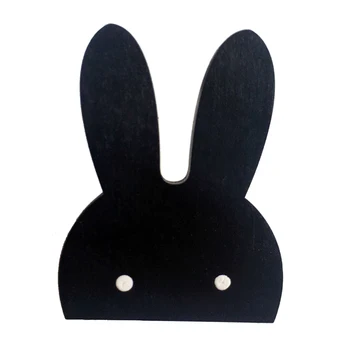 

CNIM Hot Cute Wooden Clothes Hook For Kids Room Wall Decorate Children Room Hanger Hook, rabbit