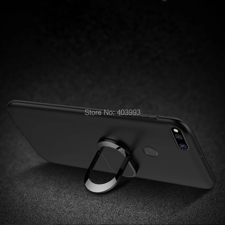 Чехол для ASUS ZenFone Max Plus M1 ZB570TL X018D магнитный матовый защитный чехол с кольцом на