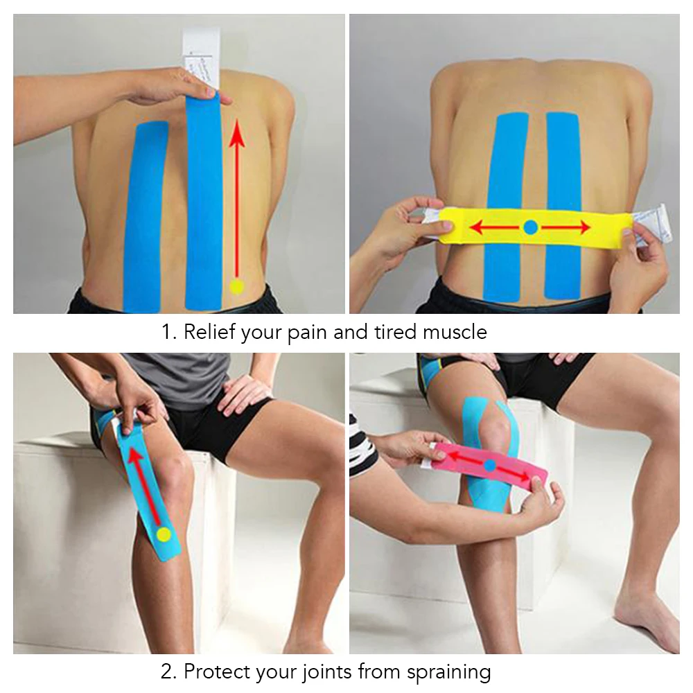 16FT Sports Bandage Anti allergic Muscle Support Athletic Tape Pain