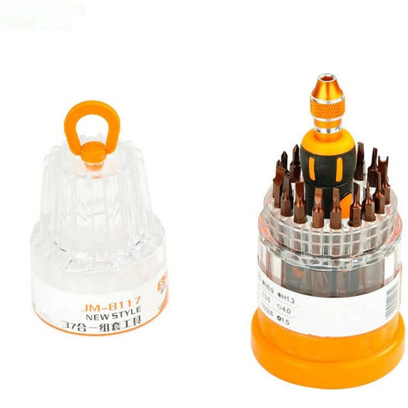 

37 In 1 Protable JM-8117 Multifunction Interchangeable Magnetic Hardware Screwdriver Set Repairtools Chrome-molybdenum Steel