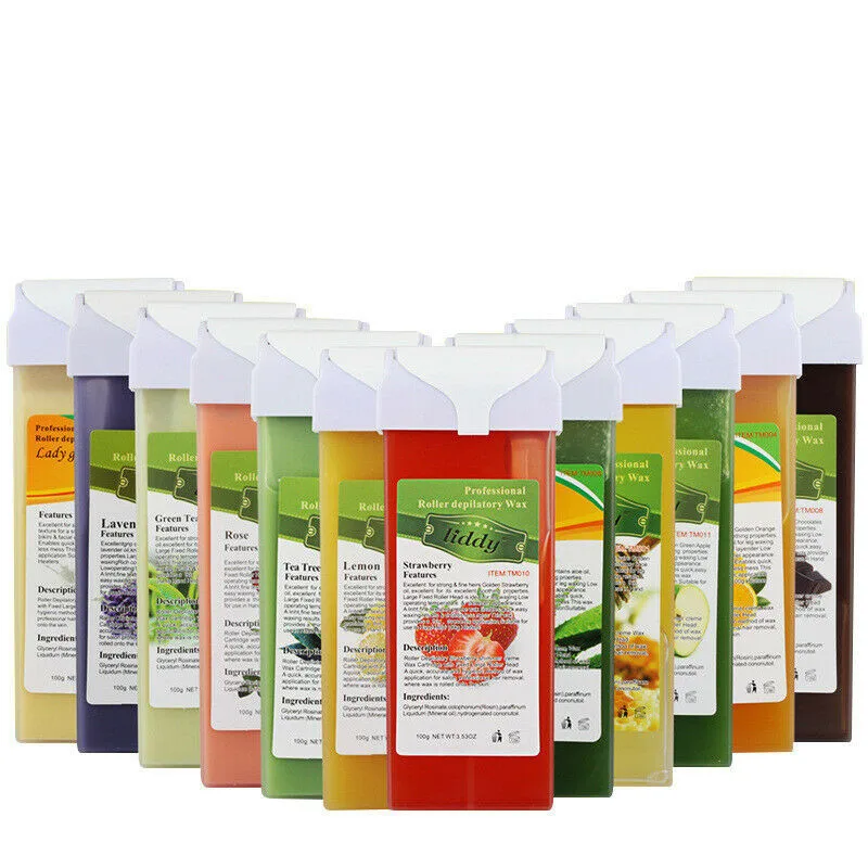 

Refillable Hot Depilatory Heater Wax Waxing Hair Removal Body Skin Care 100g