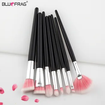 

BLUEFRAG 8Pcs Professional Makeup Brushes Set Powder Blush Foundation Eyeshadow Make Up Fan Brushes Brush Cosmetics Kit 2019 New