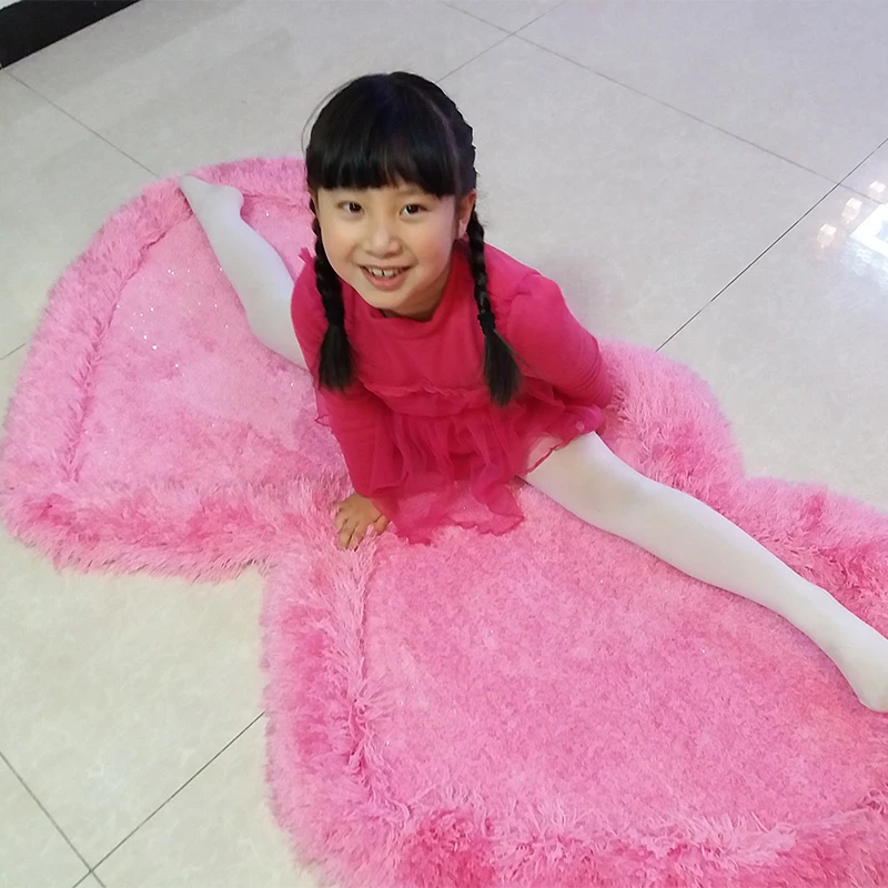 Брак комната спальня ковры любовь форма Принцесса дом Европейская мода Корея кровать спереди напольный коврик Свадебные украшения