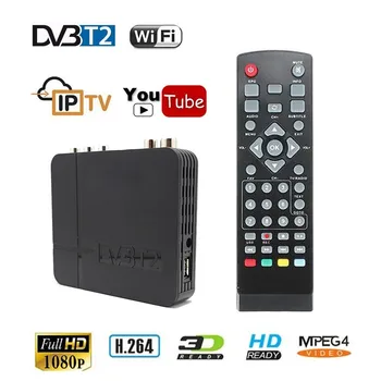 

Koqit DVB-T2 H.264 Terrestrial Converter Digital Tv Box Media Player Set-top Box MPEG-4 Tuner Tv Antenna Receiver WIFI Youtube