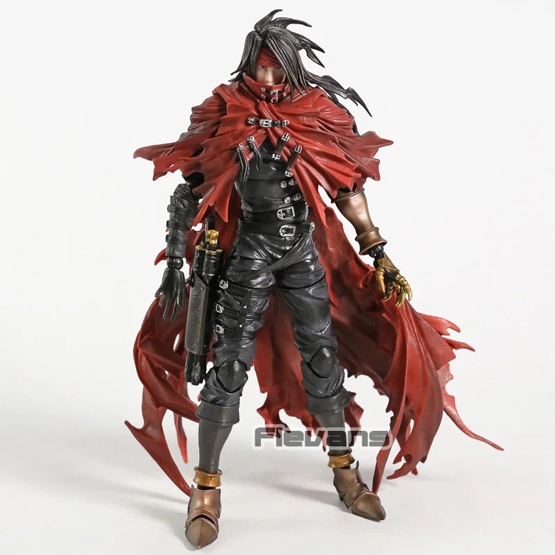 Dirge of Cerberus Final Fantasy VII Play Arts Kai Vincent Valentine ПВХ фигурка Коллекционная модель игрушки