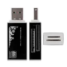 USB 2,0 все в 1 многофункциональный считыватель карт памяти для Micro SD SDHC TF M2 MMC MS PRO DUO
