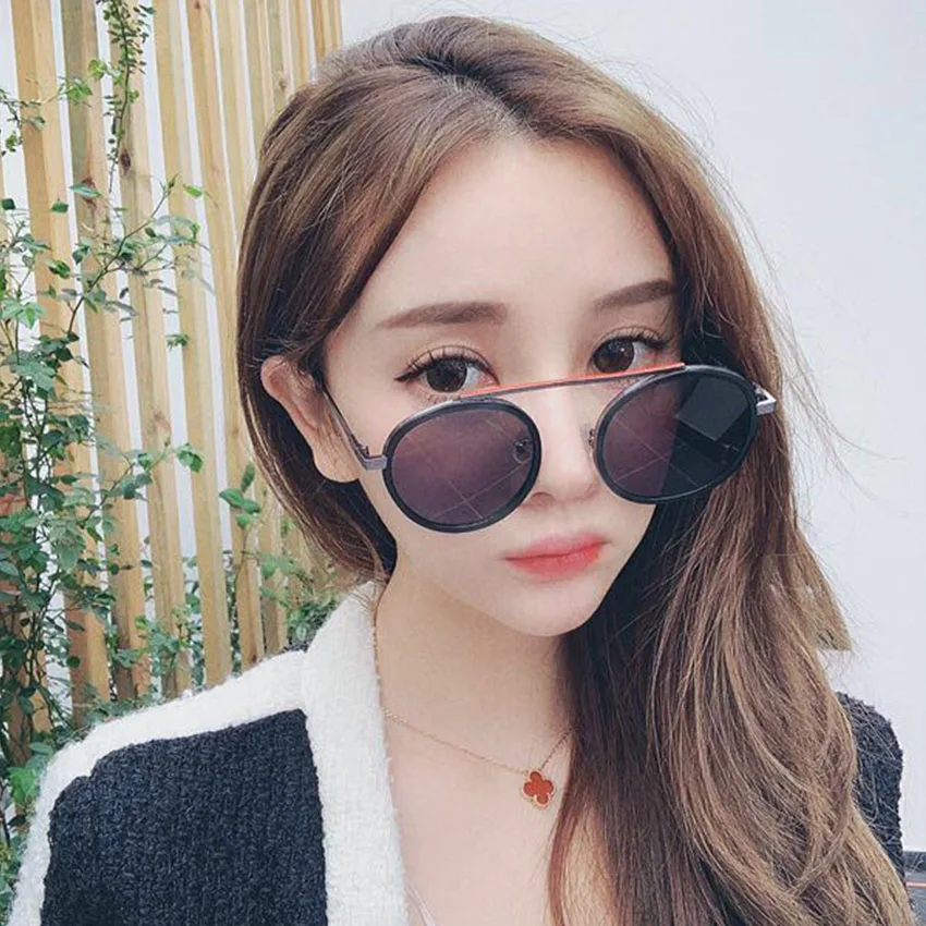 

Retro Round Sunglasses Luxury Sunglasses Women 2019 New Fashion Brand Designer Classic Sun Glasses Oculos De Sol Feminino