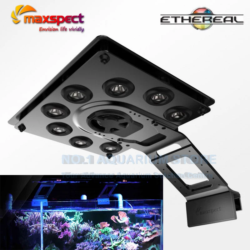 

MAXSPECT ETHEREAL 130W LED AQUARIUM LIGHT MARINE REEF CORAL SPS/LPS AQUARIUM LIGHT
