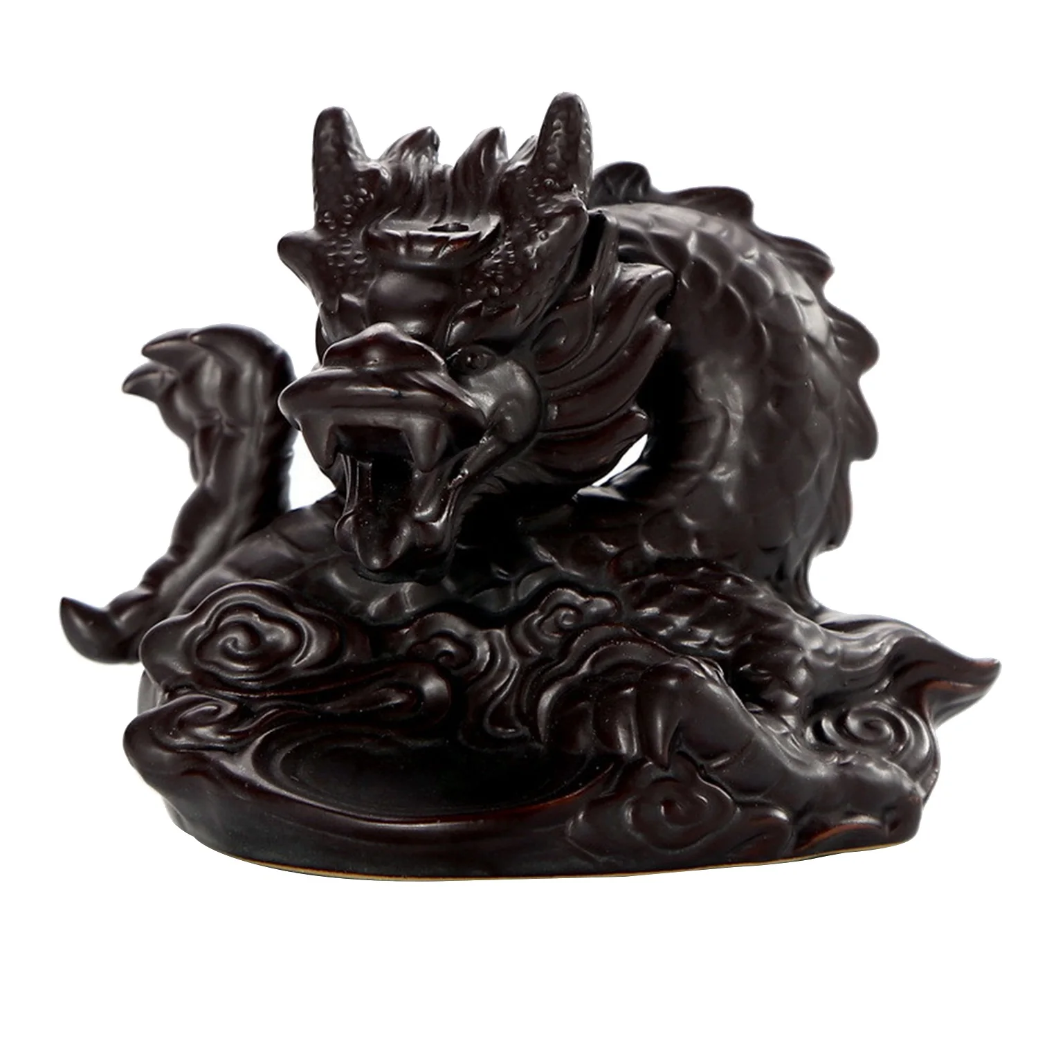 Hot Traditional Chinese Dragon Incense Holder Porcelain Backflow