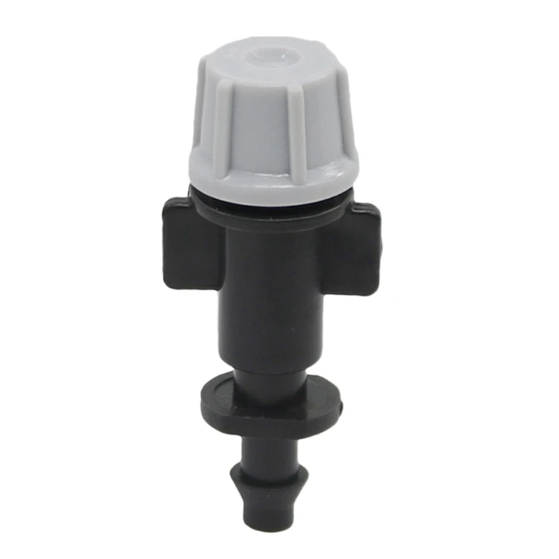 

1/4 Inch Gray Atomizing Nozzle With Barbed Greenhouse Misting Watering Irrigation For 4/7Mm Hose 20 Pcs