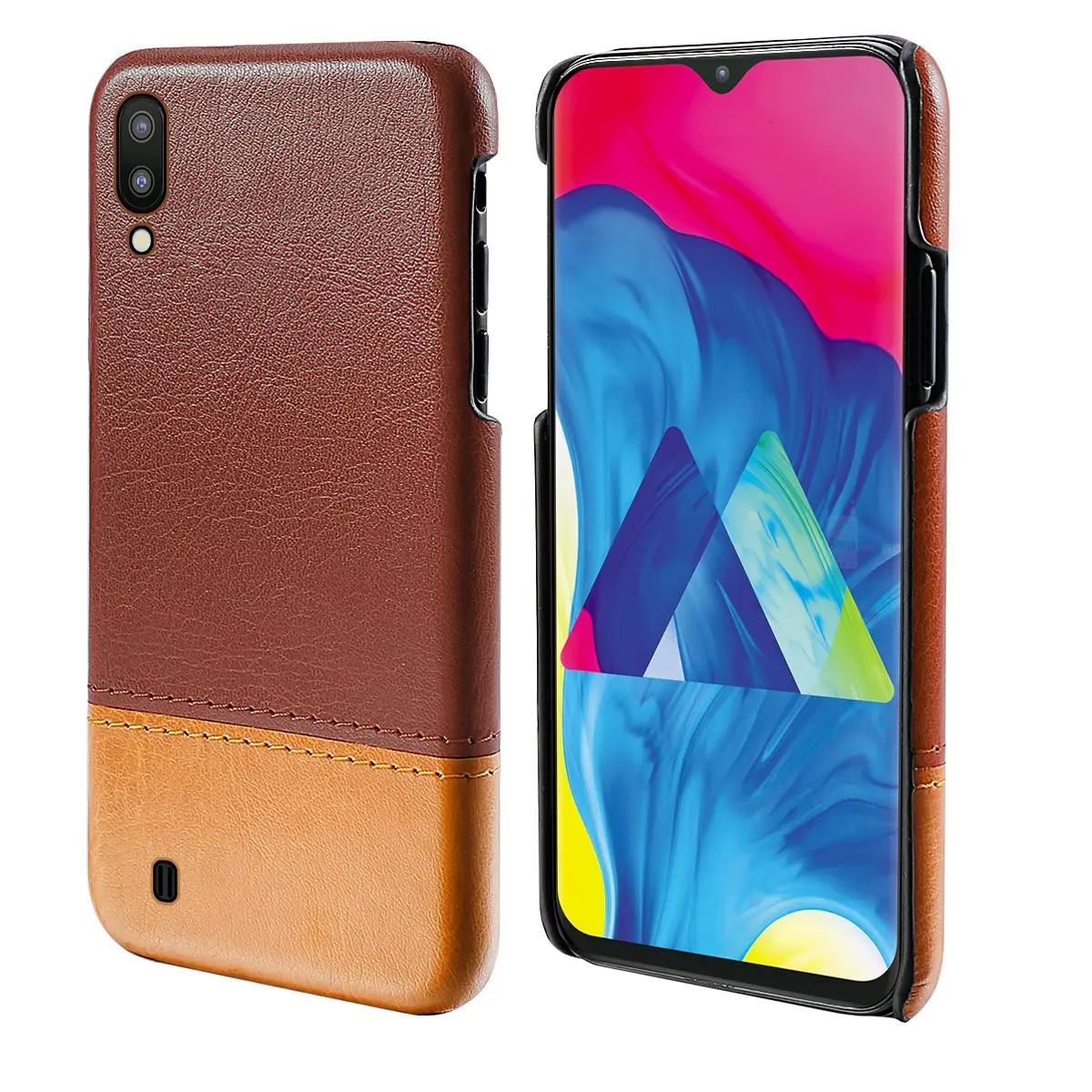 Чехол из искусственной кожи для Asus ZenFone 4 Max ZC520KL ZC554KL тонкий Двухцветный Жесткий