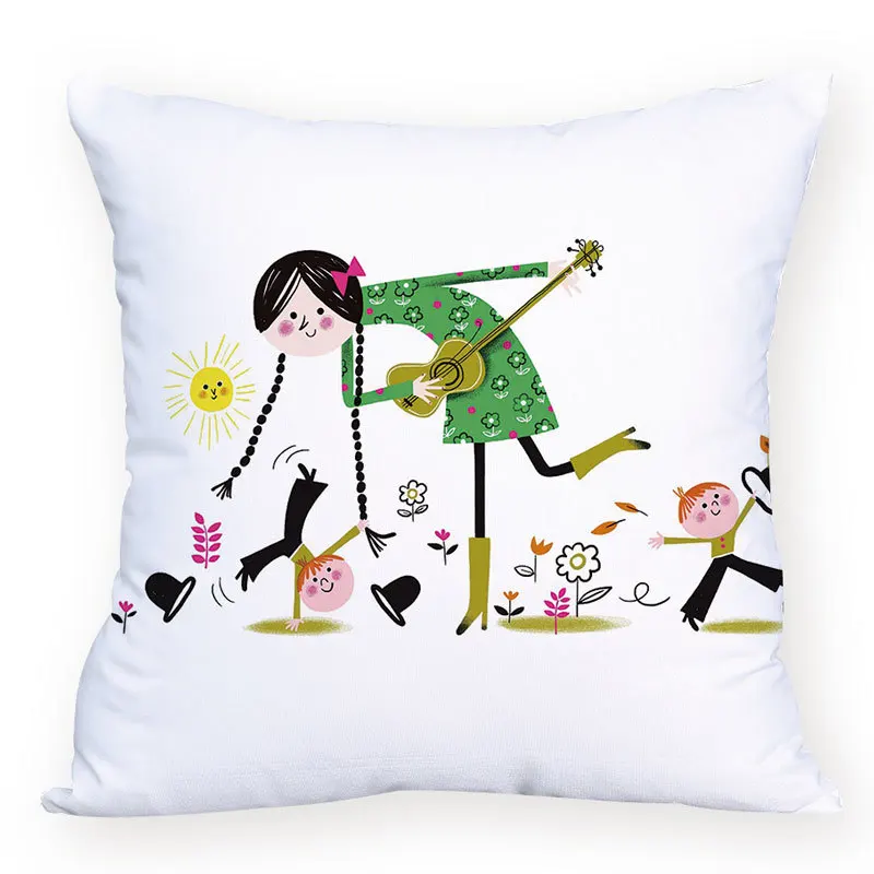 الشمال كيس وسادة Decorativos ل مكتب الترويجية وسائد ورقة الكرتون حرف أريكة كرسي الزخرفية الصناعية