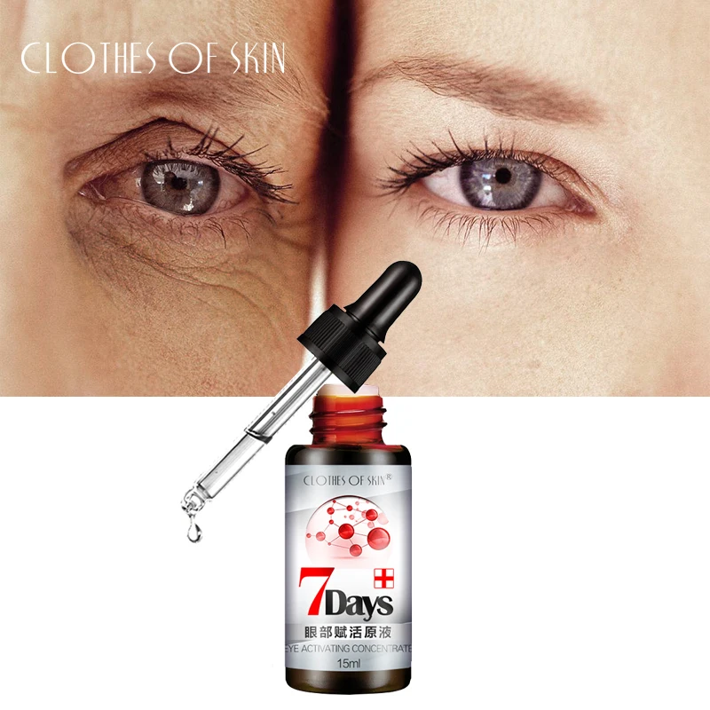 

CLOTHES OF SKIN Hyaluronic Acid Eye Essence Remove Fat Particles Wrinkles Dark Circle Anti-Aging Anti-Puffiness Eye Serum
